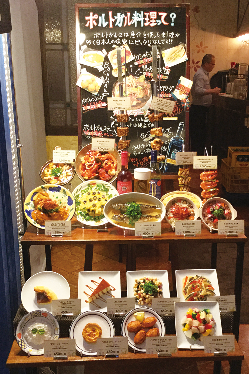 訪日外国人-食品サンプル活用事例：ヴィラモウラ 赤坂サカス店様