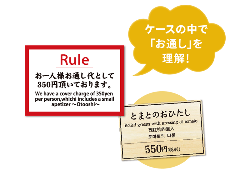 訪日外国人-食品サンプル活用事例：釜焼鳥本舗 おやひなや 渋谷ハチ公口店様