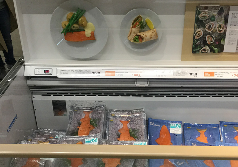 IKEA港北店様（VMD）-食品サンプル模型活用事例